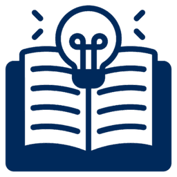Two-tone green icon of a graduation cap over a path.