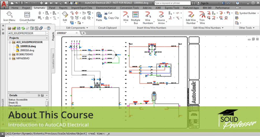 AutoCAD Electrical course preview