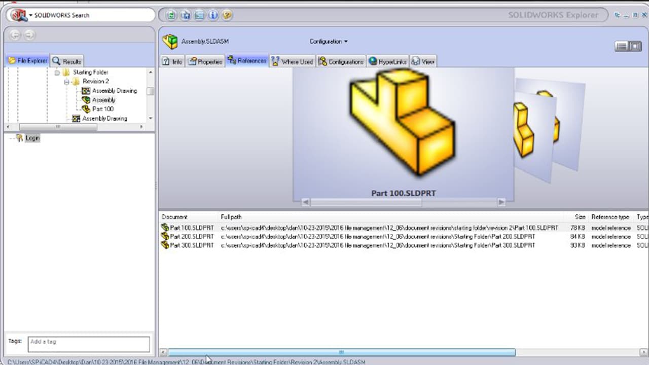 solidworks file management tutorial