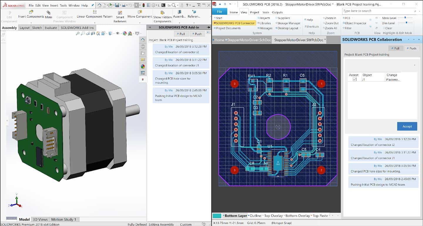 SOLIDWORKS PCB-ECAD-MCAD Inegration