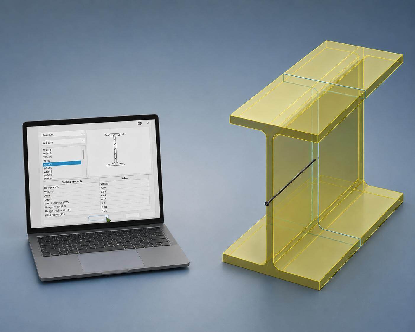 Automating Standard Steel Profiles in SOLIDWORKS