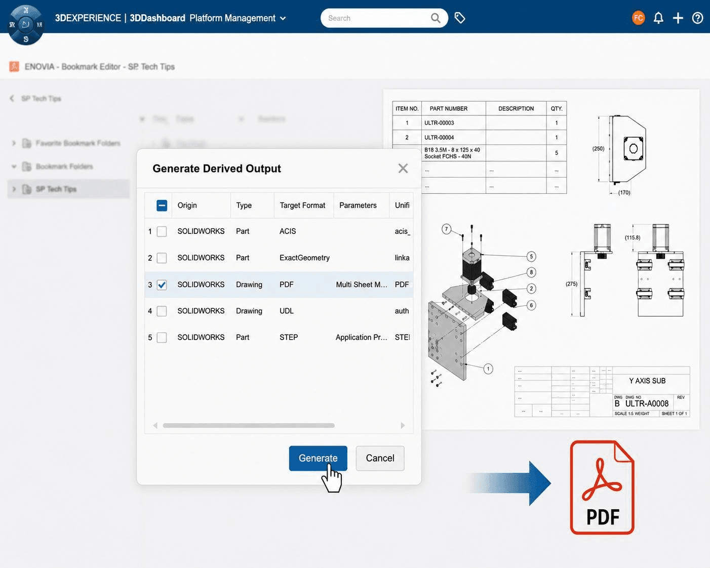Batch Convert 3DEXPERIENCE Files to PDF, STEP, and More without SOLIDWORKS