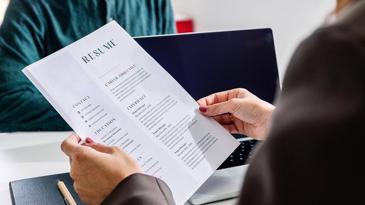 A well-written resume is in the hands of a recruiter