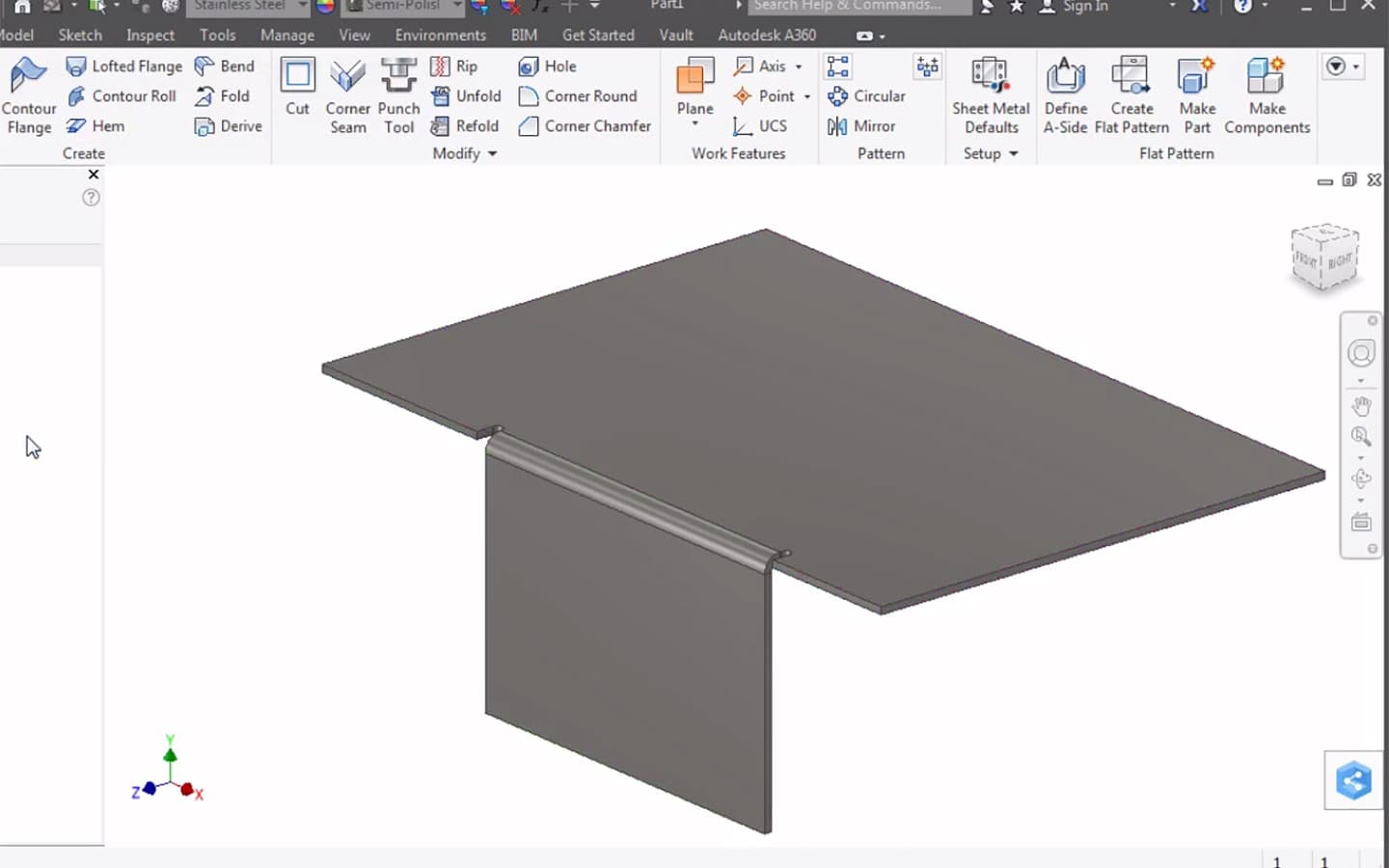 inventor sheet metal tutorials