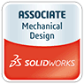 SOLIDWORKS certification badge.