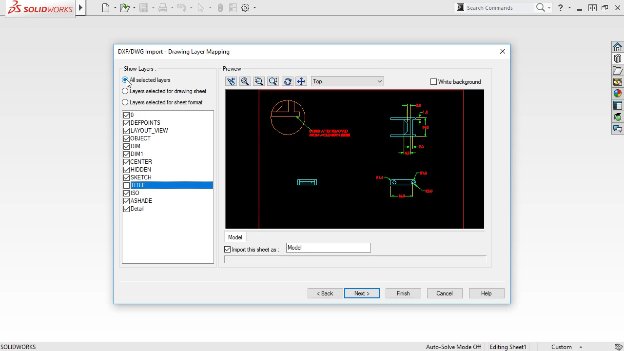 autocad to solidworks training course