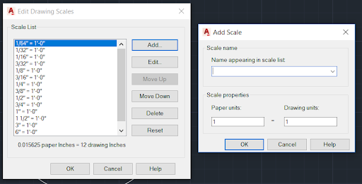 AutoCAD Drawing Scale