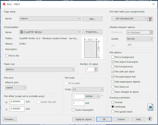 Plotting to Scale in AutoCAD